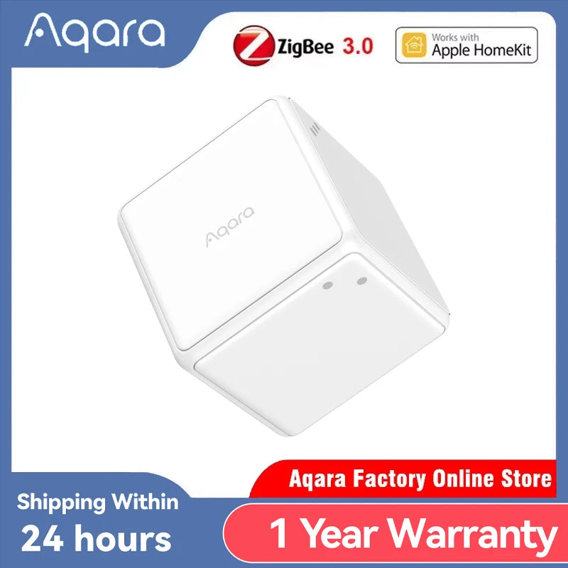 Controlador Cubo Mágico Aqara Com Interruptor Remoto Sem Fios Zigbee3.0