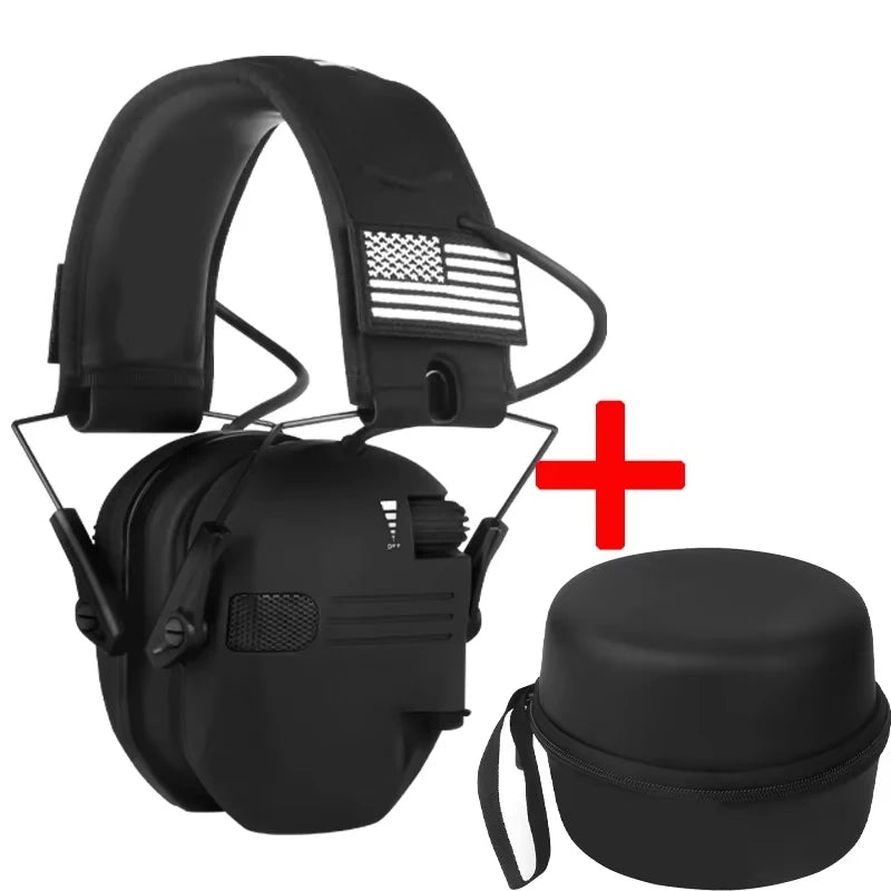 Tactical Electronic Shooting Earmuff &ndash; Hearing Protection 1 PC with box