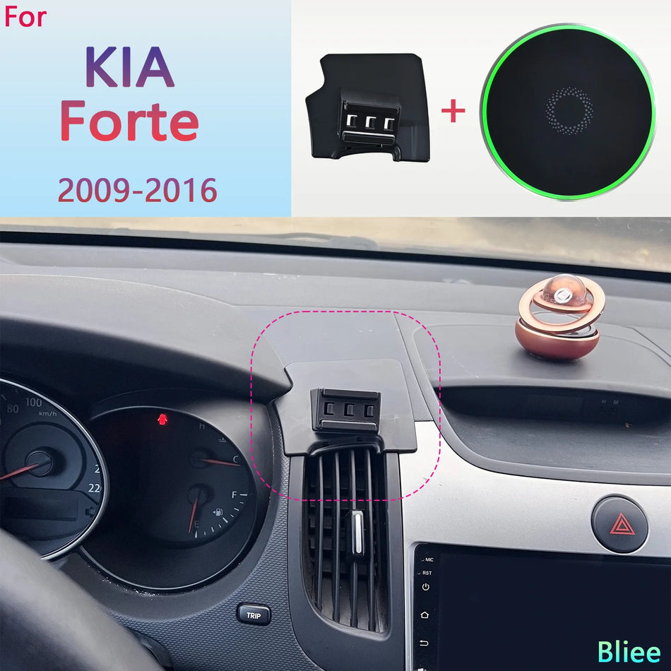 Kia Forte 2009 Till 2016 Bil Telefonhållare 15W MagSafe