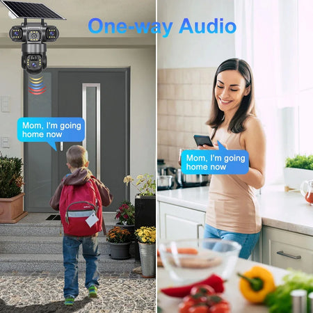 Solar 4G Sim Outdoor Camera - 12MP, 10X Zoom