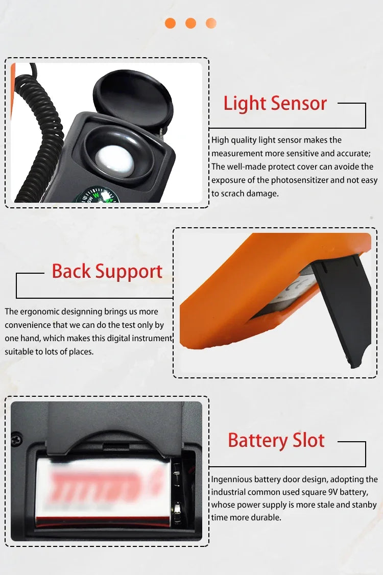 Vici LX107 Solar Power Meter &ndash; Ultra Light Data Tester