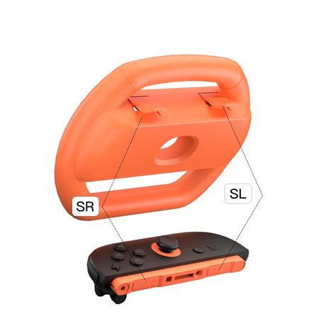 Steering Wheels for Nintendo Switch 2 &ndash; Anti-Slip Grip Racing Wheels for Mario Kart