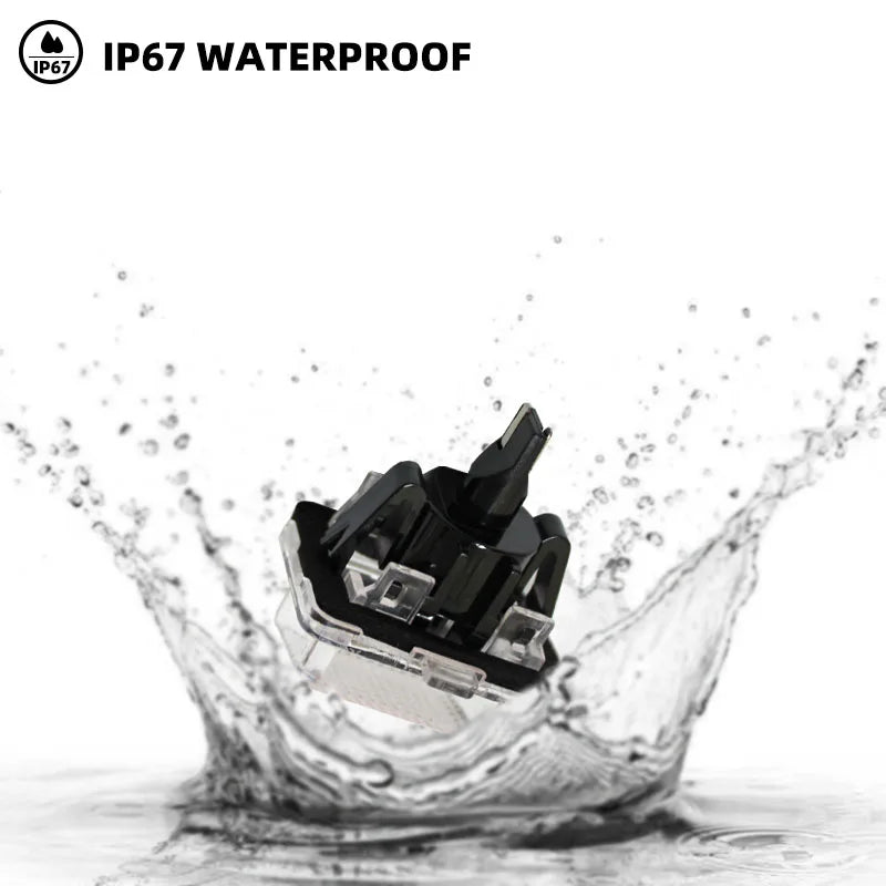 2Pcs 12V Ingen Fel LED Registreringsskyltsljus Mercedes Benz