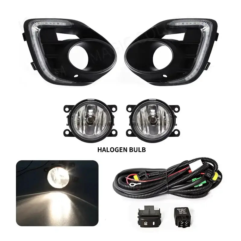 DRL For Mitsubishi Lancer 2015 2016 2017 LED Daytime Running Light Turn Signal Daylight Waterproof Fog Head Lamp Car Accessories by InterCyprus Trading Ltd