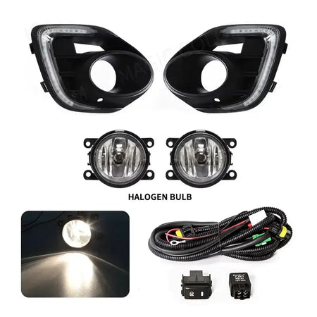 DRL For Mitsubishi Lancer 2015 2016 2017 LED Daytime Running Light Turn Signal Daylight Waterproof Fog Head Lamp Car Accessories by InterCyprus Trading Ltd
