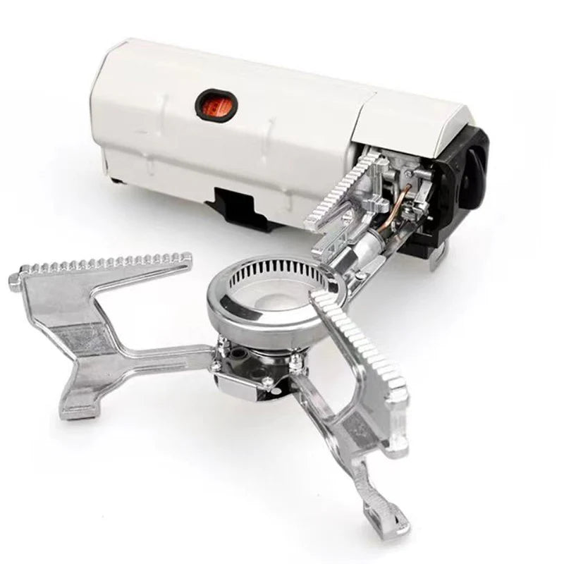 Camping Gas Stove 2670W &ndash; Portable and Efficient Cooking Solution White