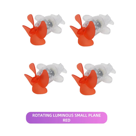 Wind Powered LED Motorcycle Strobe Lights &ndash; Creative Safety Decoration RED 4PCS