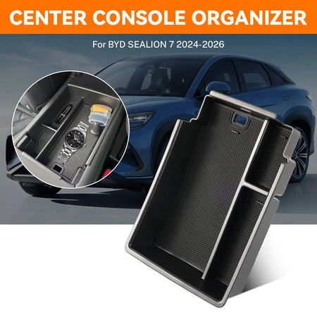 Custom Fit Center Console Organizer Tray Anti-Slip Interior Accessory For BYD Sealion 7 Seal 07 2024 2025 2026 by InterCyprus Trading Ltd