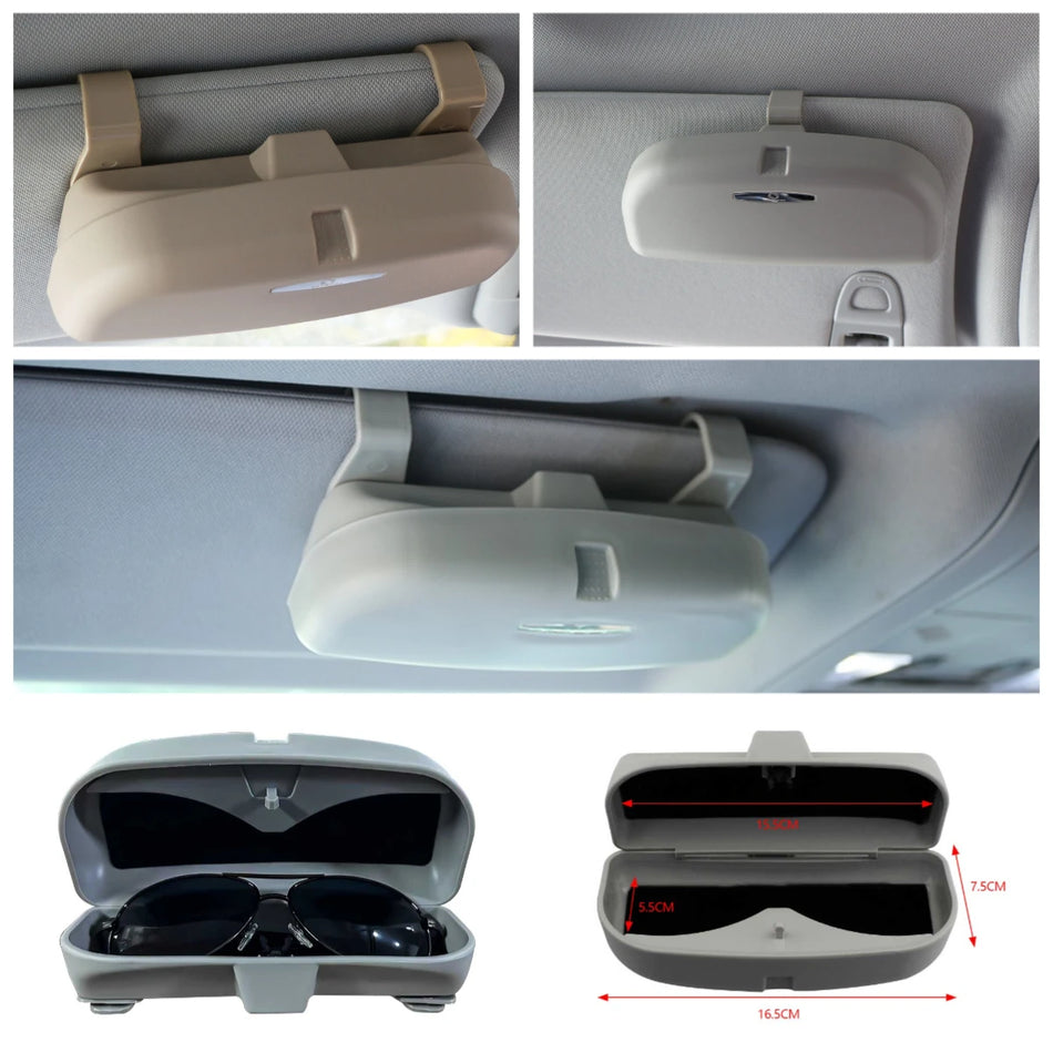 Univerzalni držač sunčanih naočala za sunčane vizire, kućište za naočale od ABS plastike