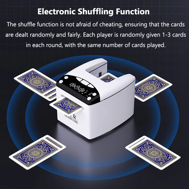 Automatic Card Dealer Machine &ndash; Long Battery Life 4000mAh