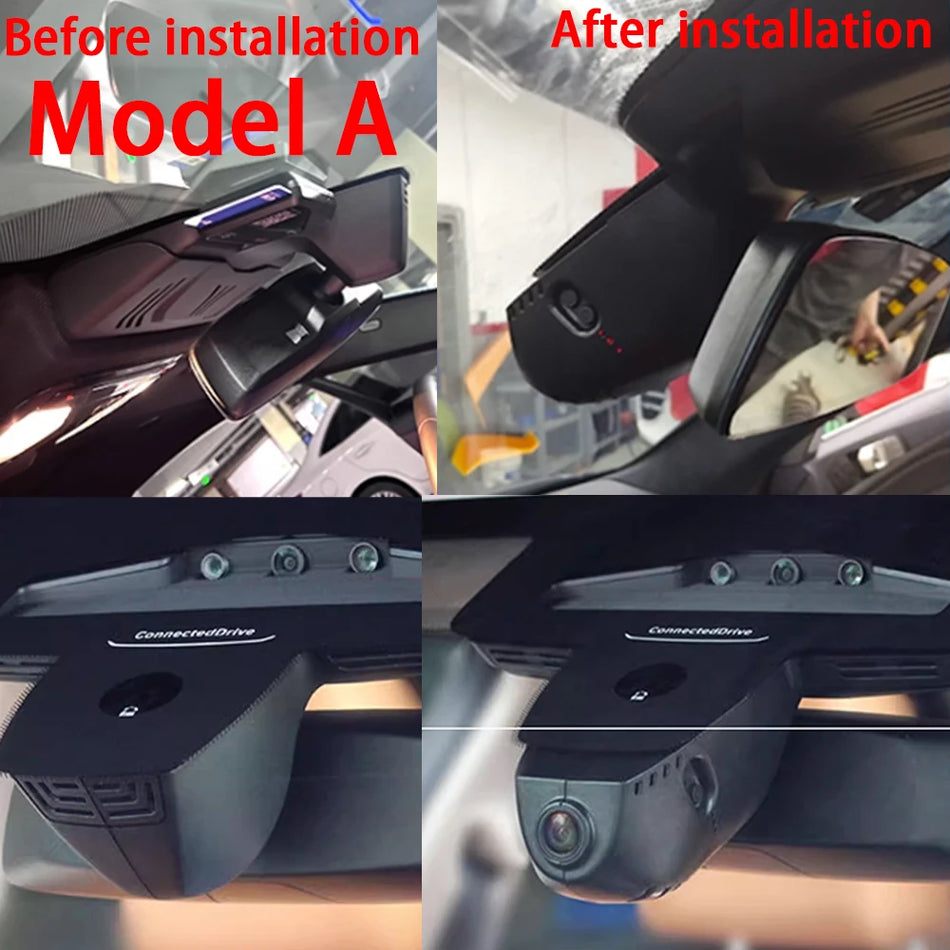 Dash-kamera Videotallennin BMW X6 M G06 F96 4K Kaksoiskanava GPS Yökuvaus Plug and Play