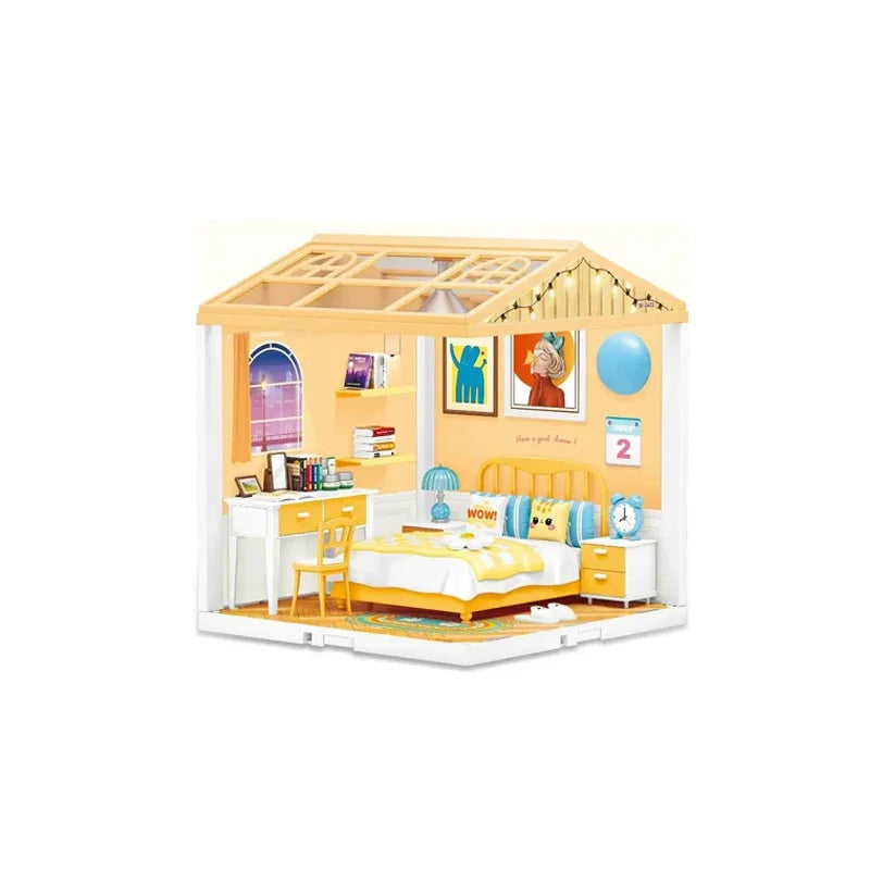Miniature Doll House DIY Kit &ndash; Creative Room Decor And Fun Bedroom