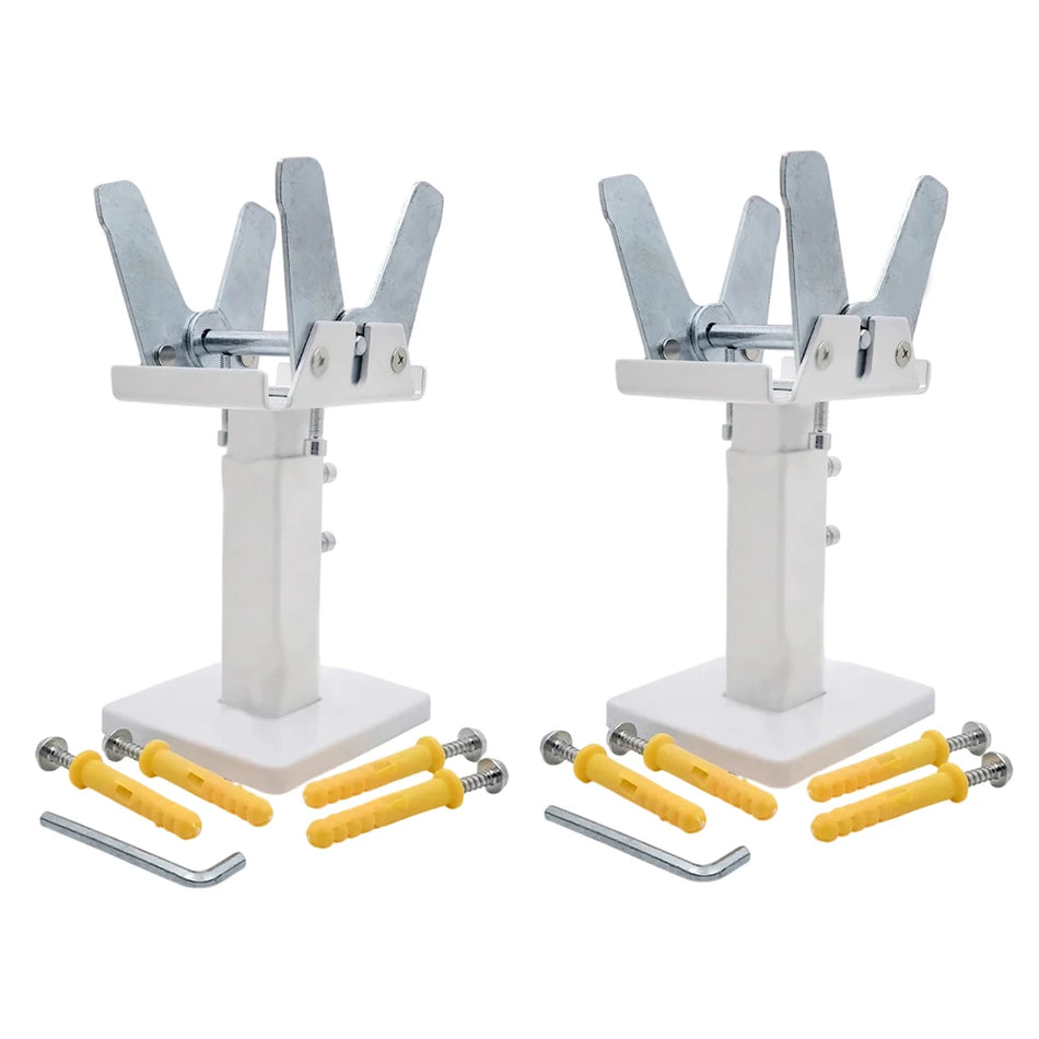 Supports réglables en hauteur pour radiateurs à panneaux en acier