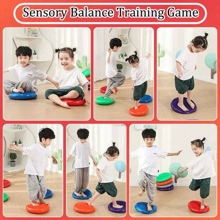 Montessori PVC Balance Stone Inflatable Cushion &ndash; Easy Play