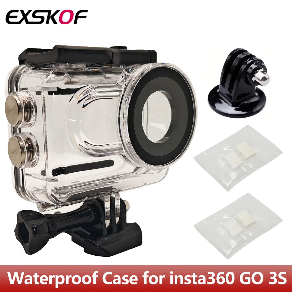 Go 3S Waterproof Case &ndash; Durable Underwater Protection for Insta360 Action Camera Default Title
