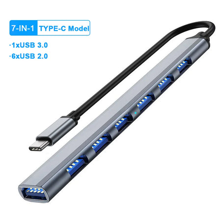 USB C Docking Station PD 100W USB C Hub &ndash; 4K HDMI Output 7-IN-1 TYPE C