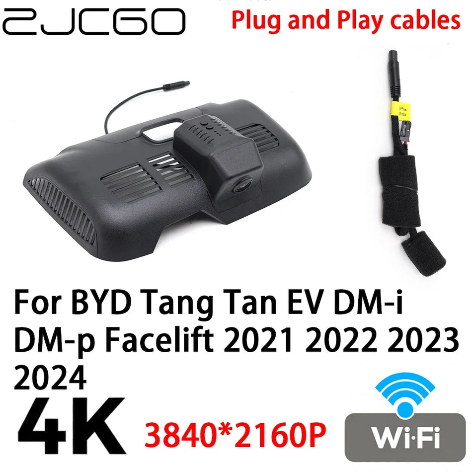 BYD Tang Vaizdo Registratorius 4K Automobiliui, Plug and Play Vaizdo Įrašymo Prietaisas 2160P