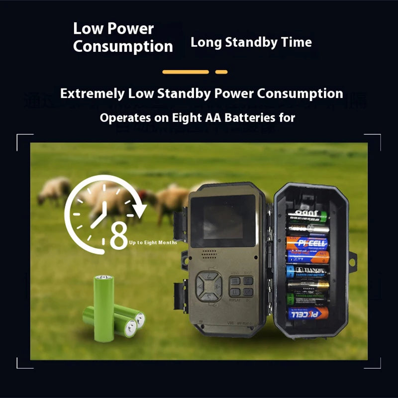 Wildlife Tracking Outdoor Security Camera &ndash; 4K Night Vision