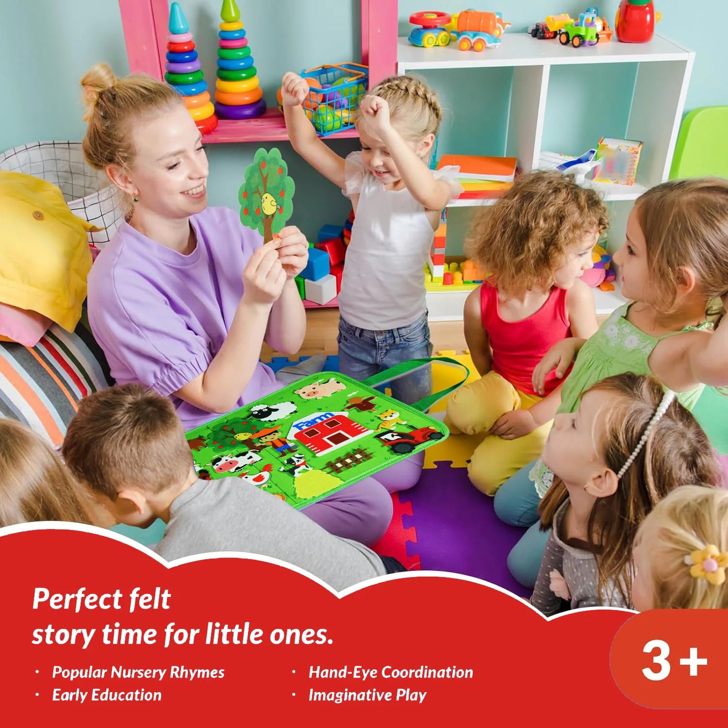 Montessori Animal Busy Board &ndash; Colorful Sensory Toy