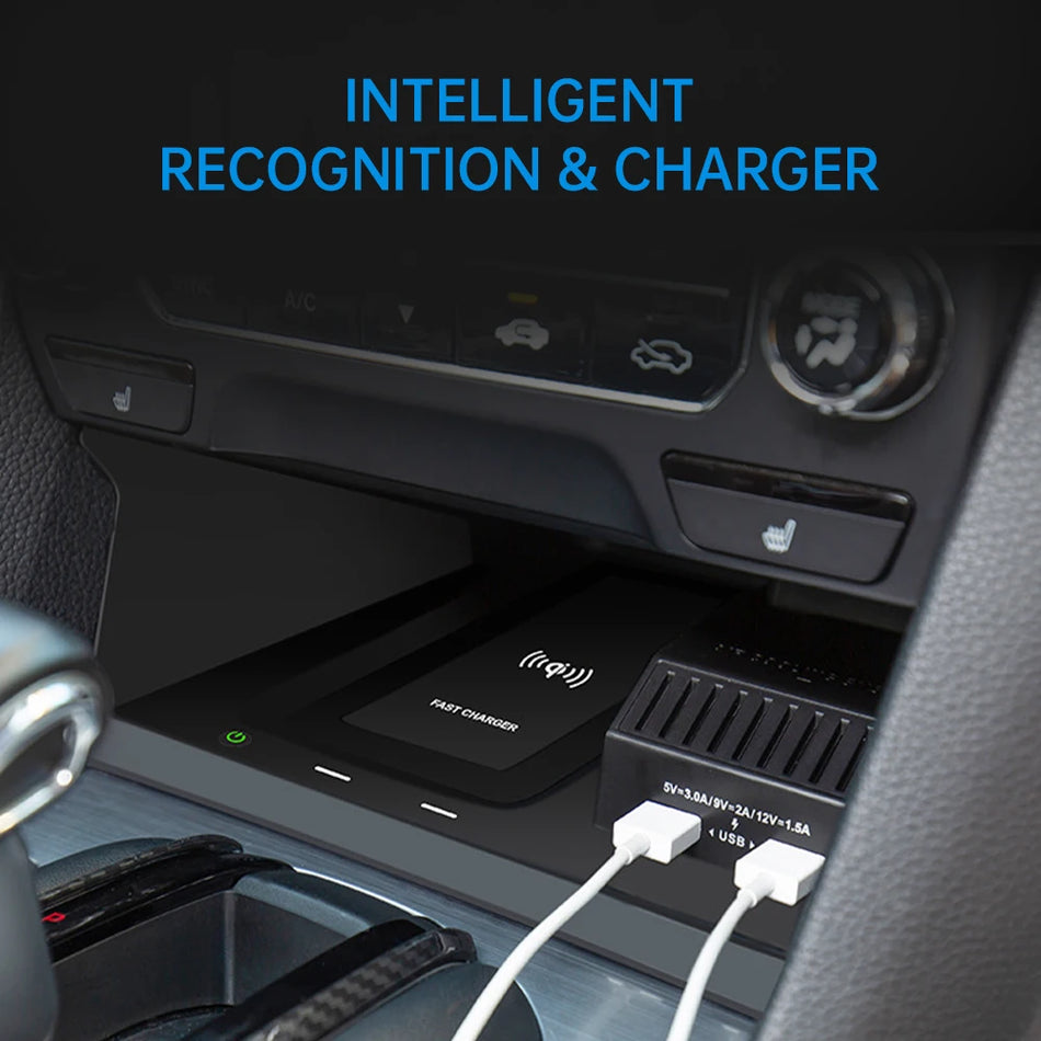 Chargeur sans fil rapide 15W pour Honda Avancier URV 2017-2023