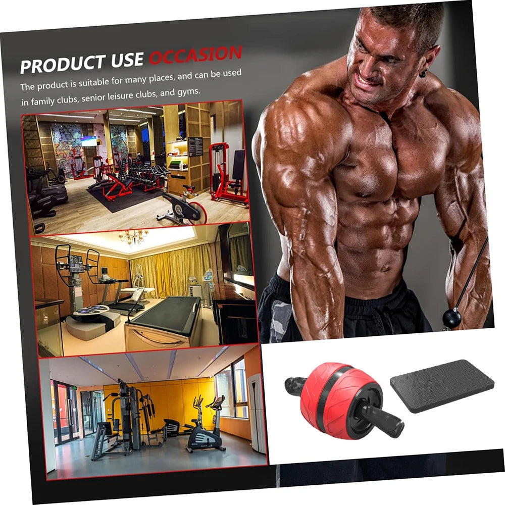 Rebound Ab Roller Belly Wheel - Knee Mat Included Comfort