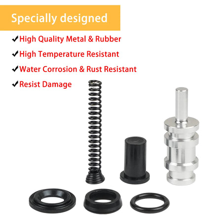 Front Master Cylinder Rebuild Kit for Harley Dual Disc Models 1996-2017 Replace 45072-96 by InterCyprus Trading Ltd