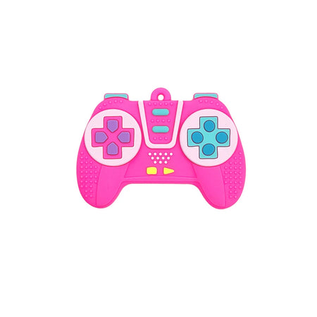 Silicone Remote Control Teething Toy &ndash; Soothes Baby Gums Pink