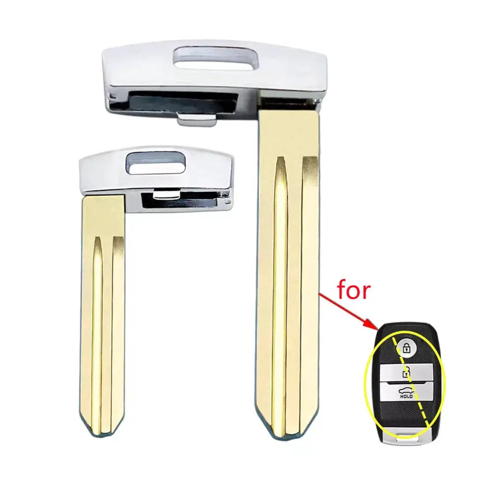 10pcs/lot Emergency Insert Small Key Blade Uncut for Kia K2 Smart Card Key by InterCyprus Trading Ltd