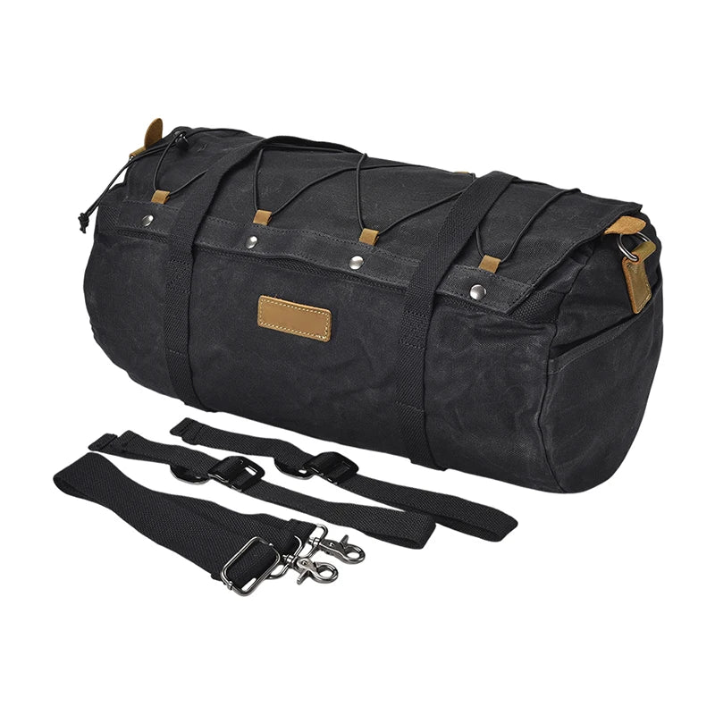 Motorcycle Rear Bag &ndash; Waterproof and Durable Storage Solution black