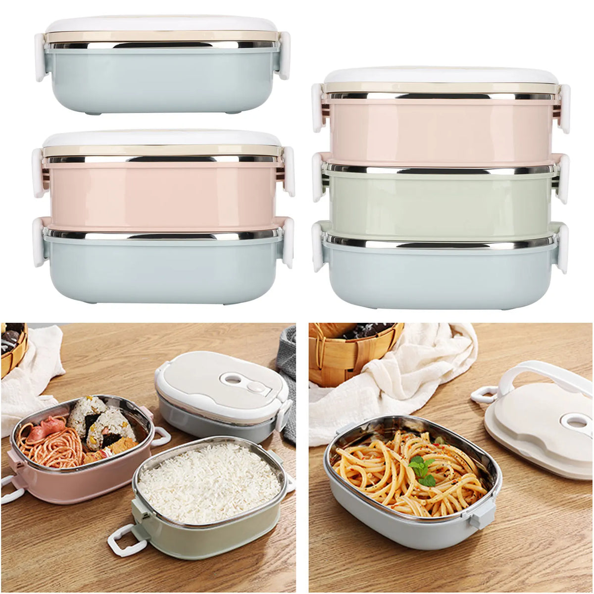 Lunch Box Stainless Steel Food Container &ndash; Durable
