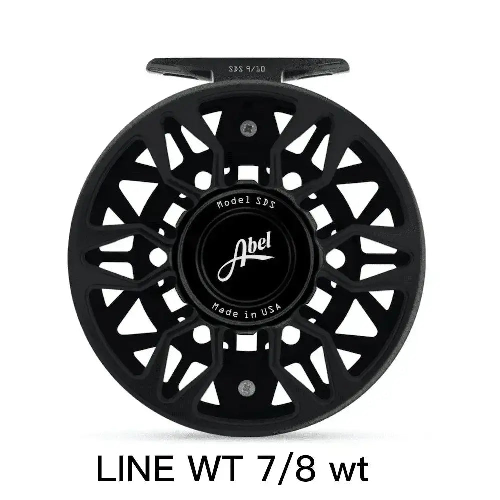 Fly Fishing Reel Performance Ultra-Large Arbor Reels &ndash; Lightweight Aluminum Construction 07 7-8 Black