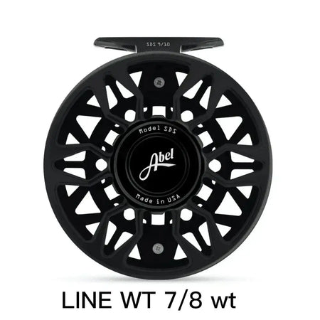 Fly Fishing Reel Performance Ultra-Large Arbor Reels &ndash; Lightweight Aluminum Construction 07 7-8 Black