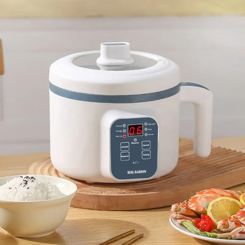 Homefish Electric Rice Cooker &ndash; Non-Stick Cooking for Easy Cleanup Sinina-Touchscreen1