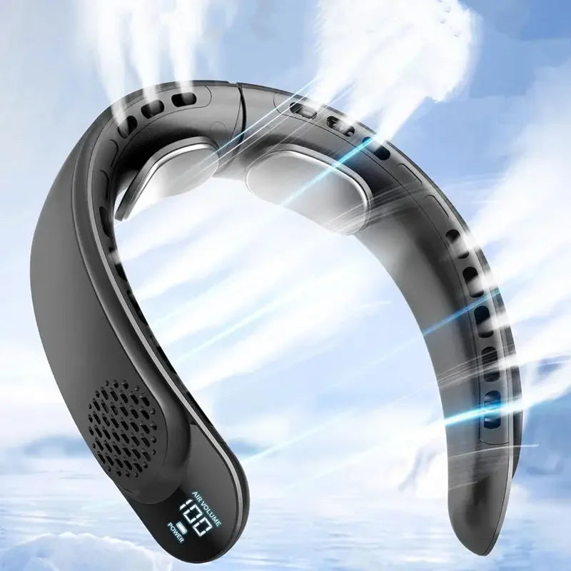 New Quad-Core USB Neck Fan &ndash; Vaneless Turbine Design