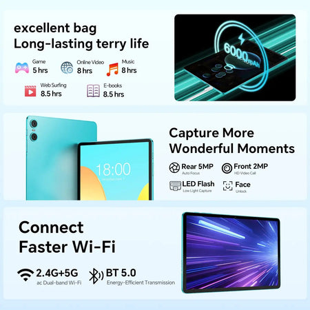 Teclast P30 Tablet Android 14 10.1in 12GB RAM 128GB ROM