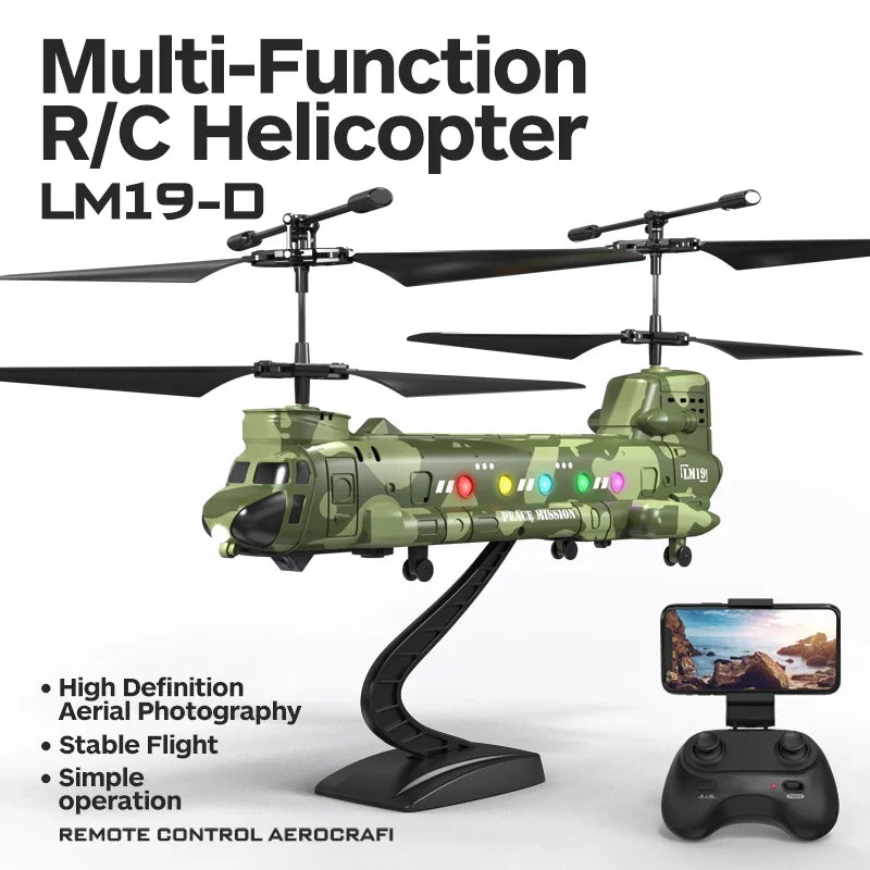LM19-D HD Camera RC Helicopter &ndash; Fall Resistant Durability