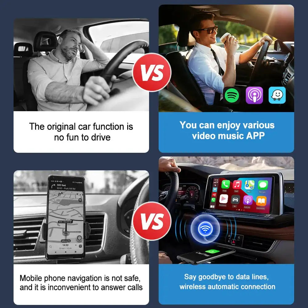 Carlinkit Wireless CarPlay Android Auto YouTube Box 4G 128G