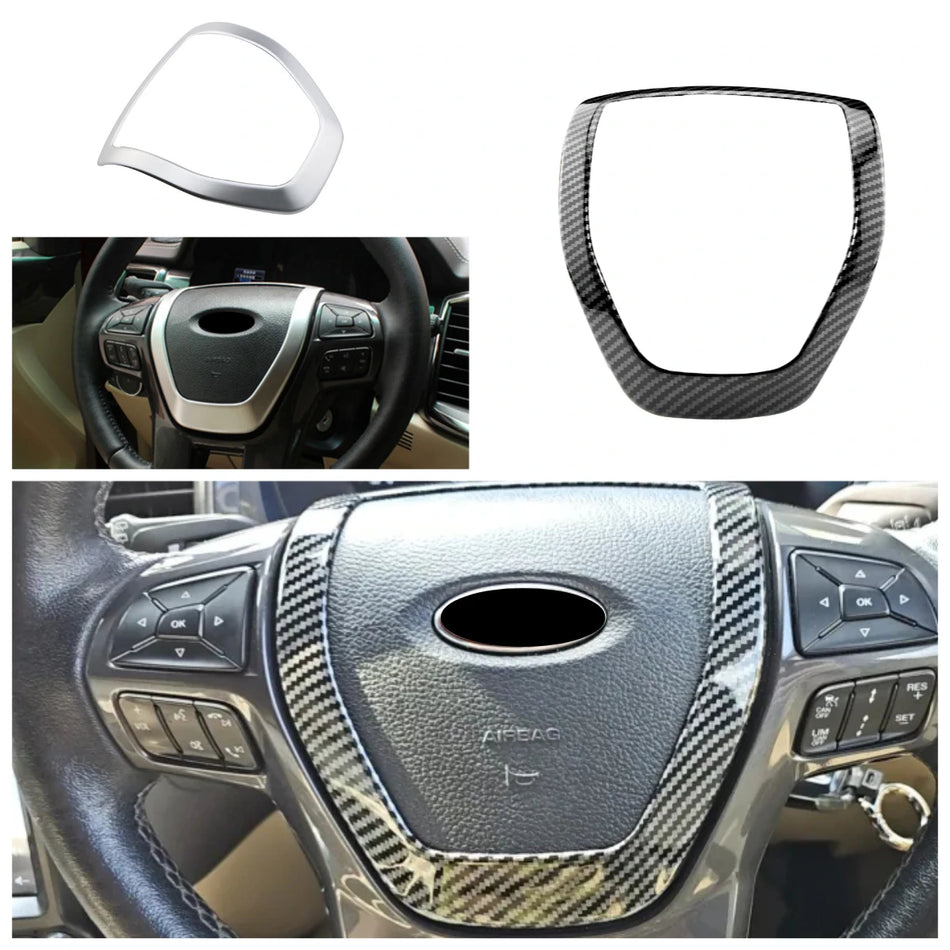 Ford Everest, Explorer, Endeavour Steering Wheel Cover with ABS Chrome Sequins