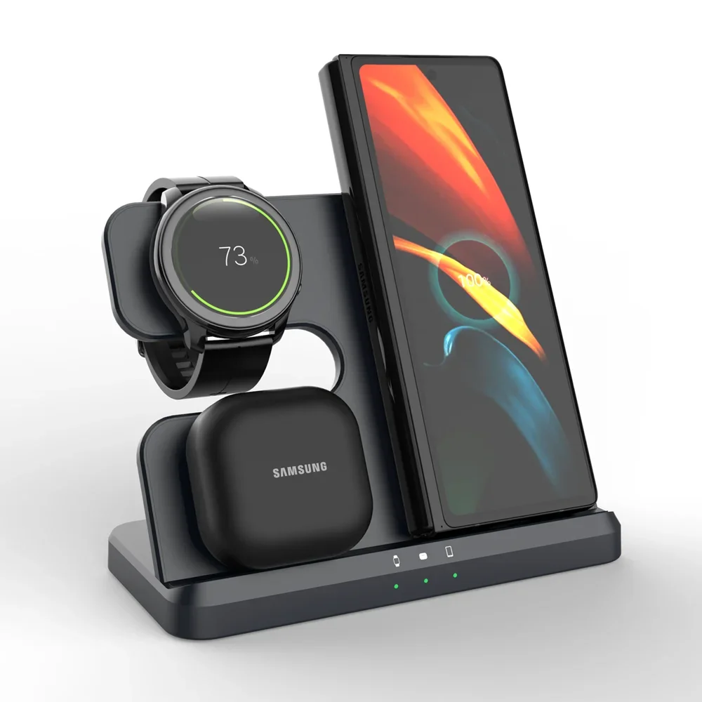 Galaxy Watch Buds 3in1 Charger - Wireless Charging Station Black