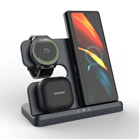 Galaxy Watch Buds 3in1 Charger - Wireless Charging Station Black