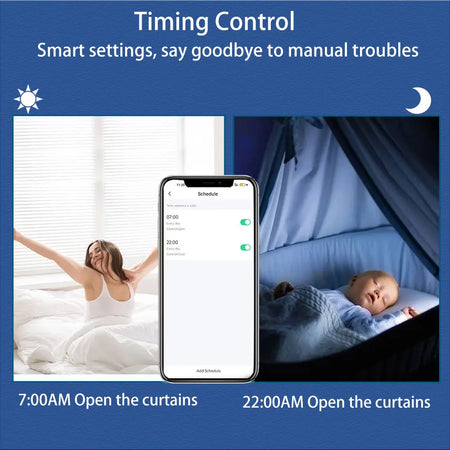 LifeLibero Smart Battery Roller Blinds Motor with WiFi &amp; ZigBee Control