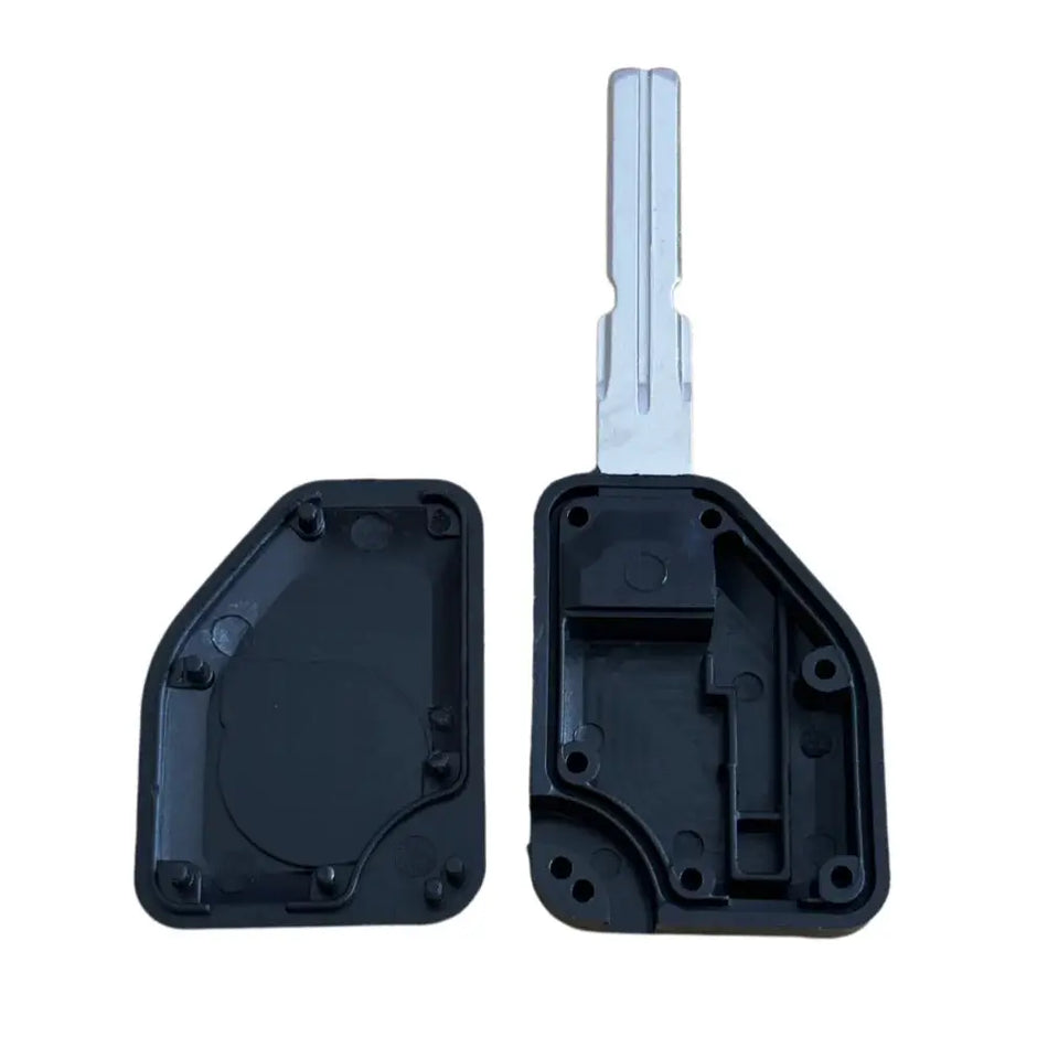 2pcs/lot Car Transponder Key Shell Replacement with Uncut Key Blade for Volvo XC90 S80 Trunk HU56 Car FM460 No Logo by InterCyprus Trading Ltd