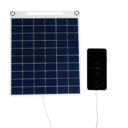 30W Solar Plate 5V Waterproof Solar Panel &ndash; Dual USB Output