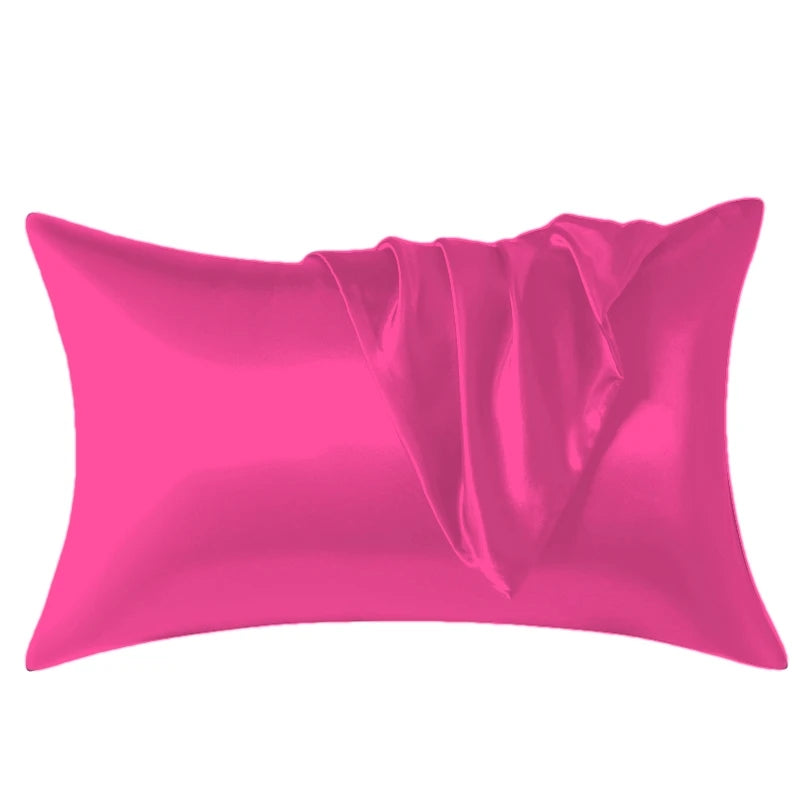 Kuup Silky Satin Pillowcases &ndash; Enhance Hair and Skin Health 2p-tao hong / 2p 50x66cm 20x26in