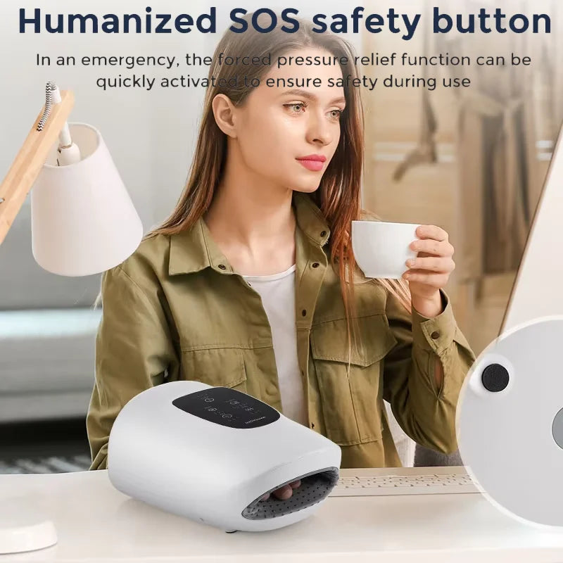 High-End Hand Massager &ndash; Deep Kneading Heating Care