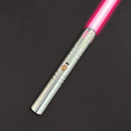Heavy Dueling Lightsaber with Soundfonts and Colour Changing Blade - 56 cm Cosplay Toy 1 PCS LED Silver 3-1