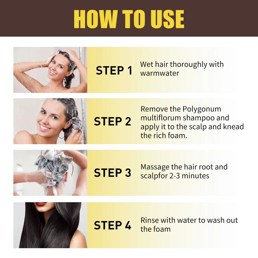 Water Ice Levin 3 in 1 Hair Color Shampoo &ndash; Instant White to Brown Transformation