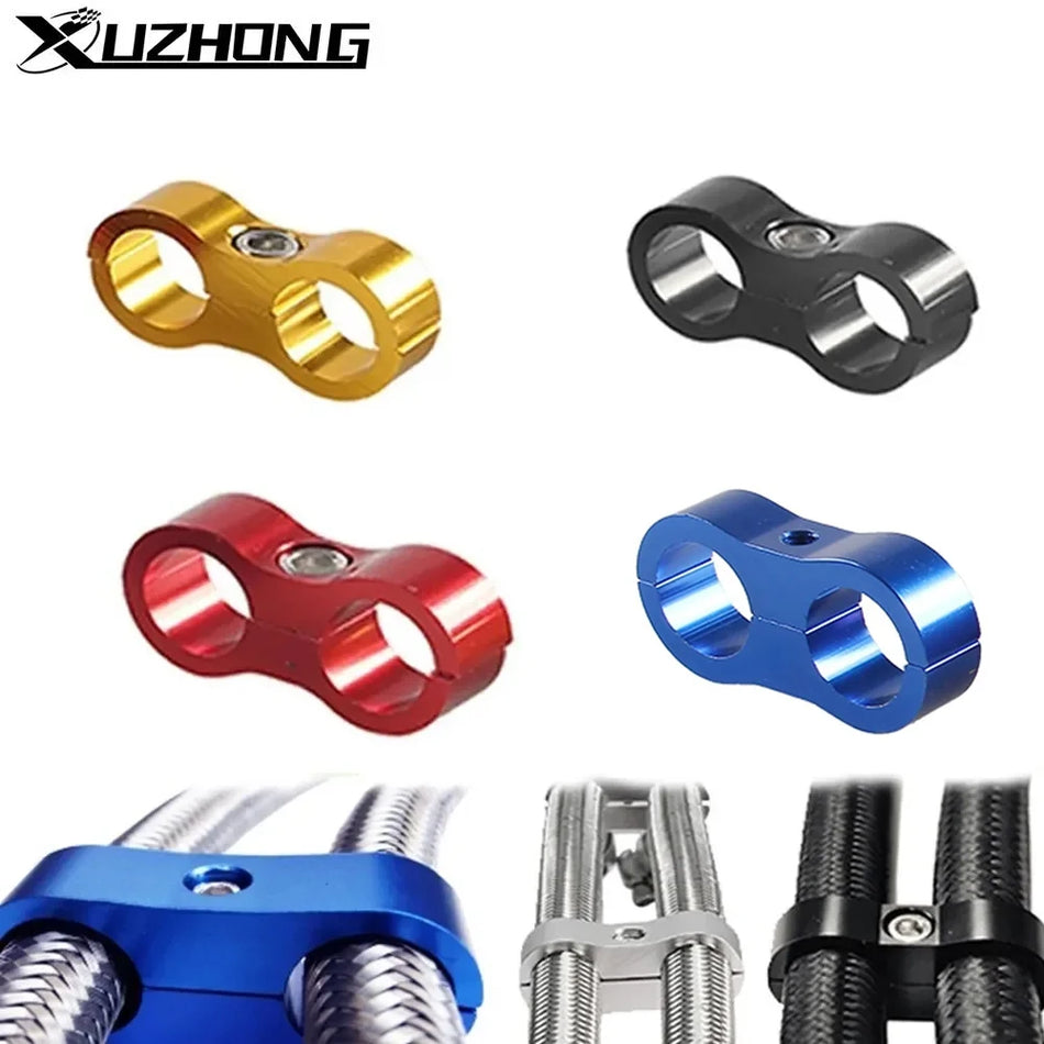 Kit de séparateur de collier de ligne de tuyau en aluminium billet AN6 AN8 AN10 pour lignes d'huile