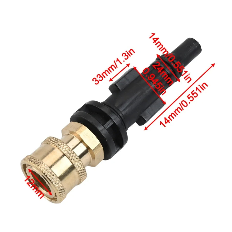 Adaptateur de connexion rapide 1/4 pouce pour réservoir de mousse haute pression pour LAVOR, Sterwins