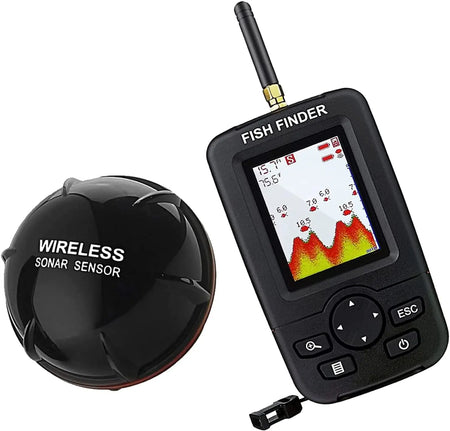 Smart Portable 100M Wireless Sonar Fish Finder for Lake &amp; Sea wireless XJ01B